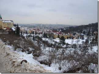 Prague in winter