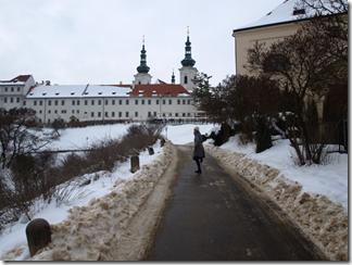 walking around Prague