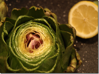 artichokes and lemon 