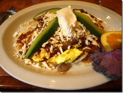 Huevos Rancheros at Gillwoods Cafe, St. Helena 