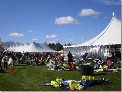 Boston Marathon Athlete's Village