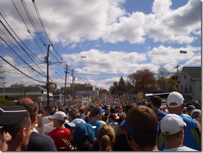 I'd rather be at the starting line of Boston than the finish of any other marathon. 