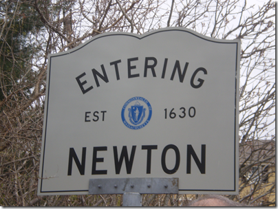 Entering Newton sign 