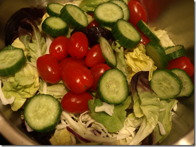 tomato, butter lettuce, cucumber 