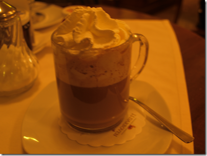 hot cocoa in Prague