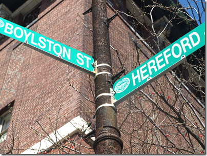 Boylston and Hereford Street