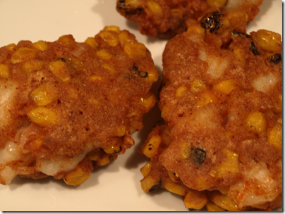 corn and shrimp fritters