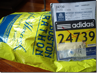 Boston Marathon number 