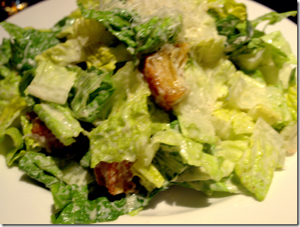 Caesar Salad with Spicy Anchovy Croutons 