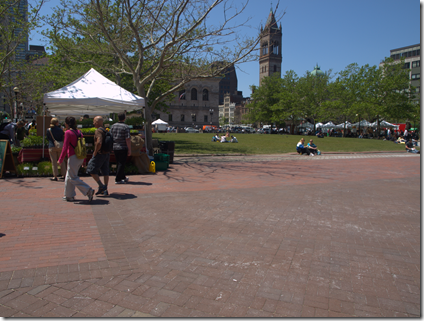 Copley Square and Copley Farmer's Market 