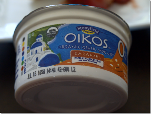 Caramel Oikos Organic Greek Yogurt