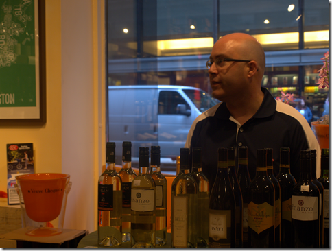 John Avery at Boston Wine Exchange wine tasting