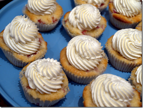 Rhubarb Cupcakes from Mix Bakery 