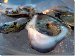 Oysters Marinated with Apple, Fennel & Pepper Mignonette