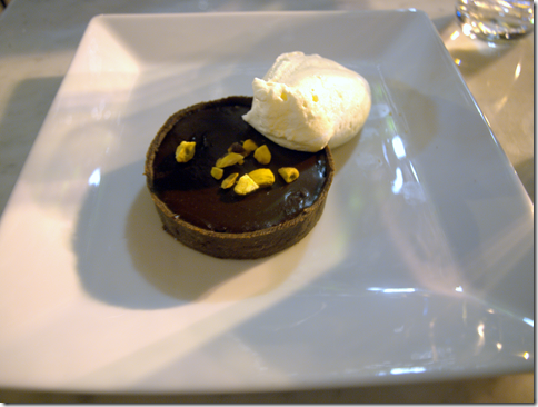 Chocolate Pistachio Tart