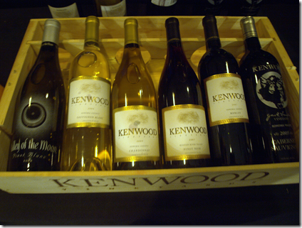 Kenwood and Valley of the Moon wine 