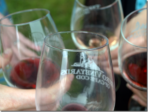 Truro Vineyards wine glasses 