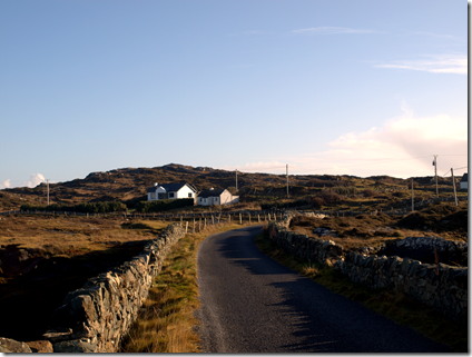Irish cottage and countryside