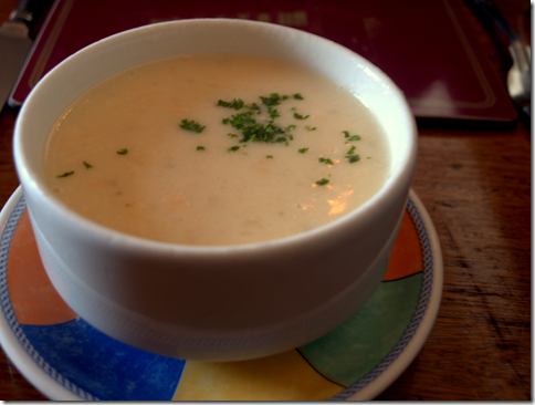 Must try in Ireland - seafood chowder