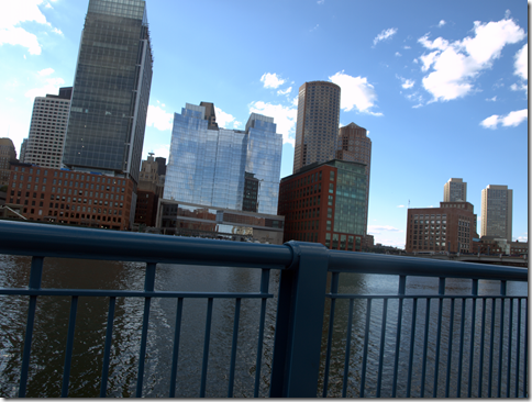 view from Fort Point Boston 