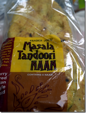 Trader Joe's Masala Tandoori Naan Bread