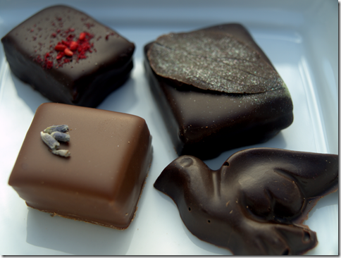 Vianne Chocolat mixed artisan chocolates 