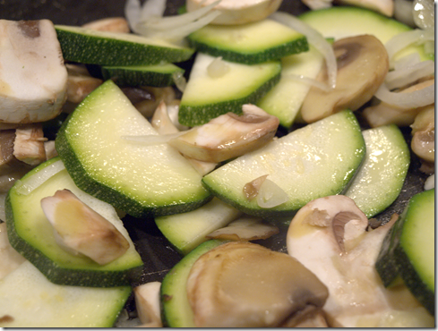 zucchini, mushrooms, onions