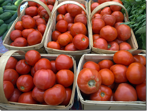 tomatoes and basil 