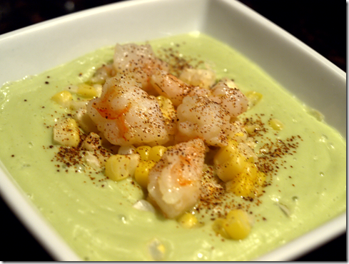 chilled avocado soup