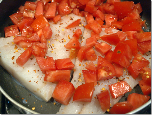 cod and tomatoes 