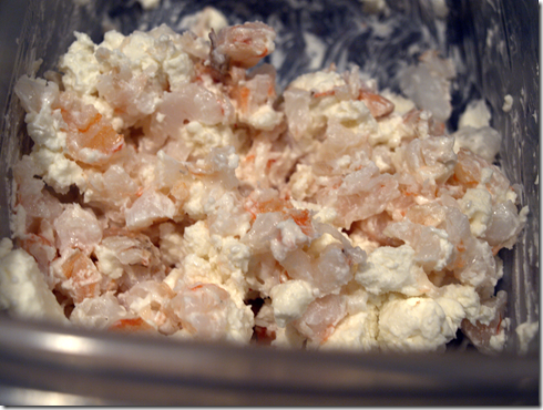 shrimp and goat cheese