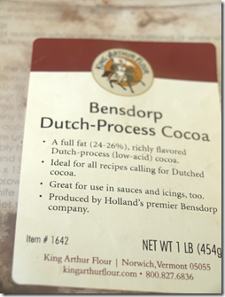 Dutch process cocoa 