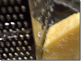 grating parmesan 