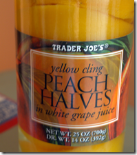 Trader Joe's peaches 