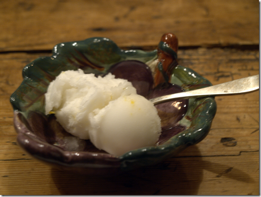 Meyer Lemon Sorbet 