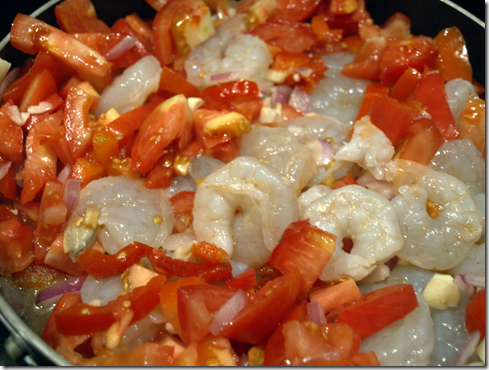 shrimp and tomatoes