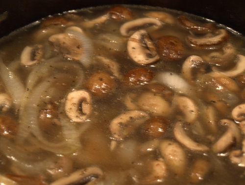 mushroom onion soup