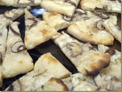 truffle mushroom pizza