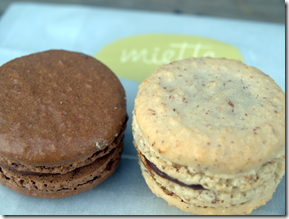 macarons from Miette 