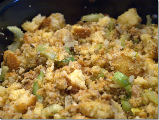 Corn Bread-Sausage Stuffing