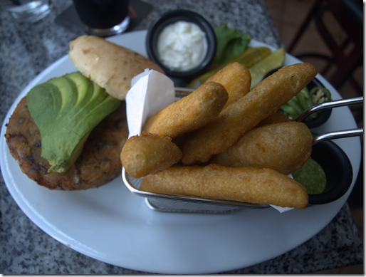 Veggie Burger at Burger Bar 