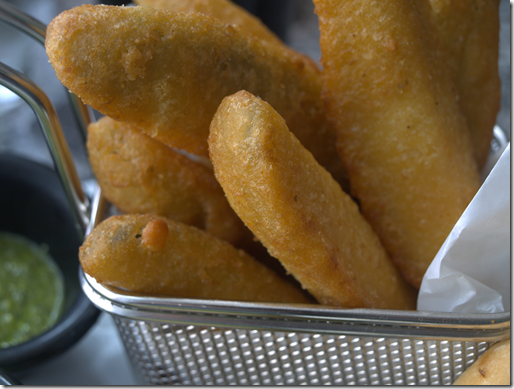 Burger Bar fried pickles