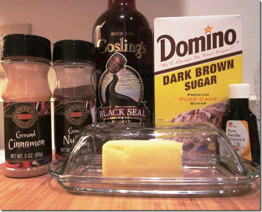 Hot Buttered Rum Ingredients