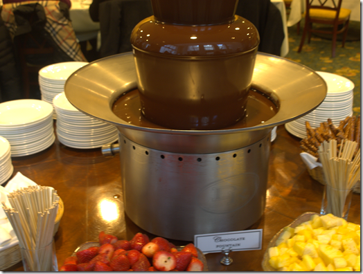 chocolate fountain