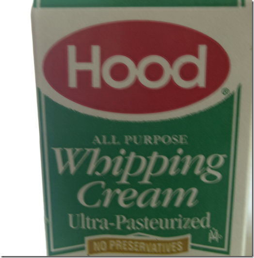 Hood whipping cream