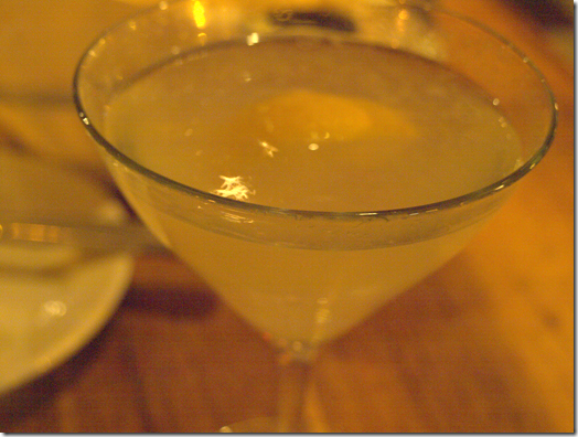 Ginger Lemon Martini