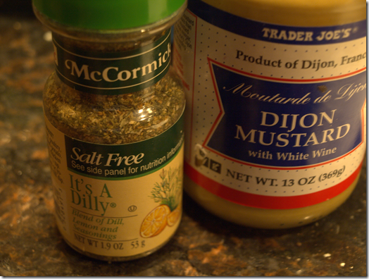 dijon mustard and dill seasoning
