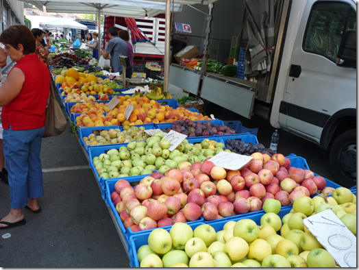 market in Italy