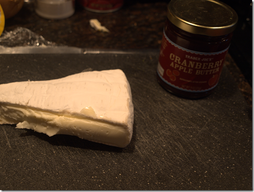 brie and cranberry apple butter