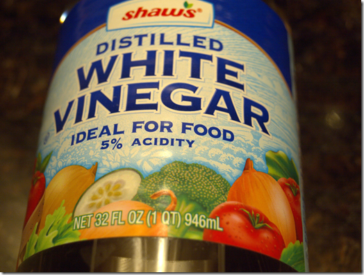 white vinegar